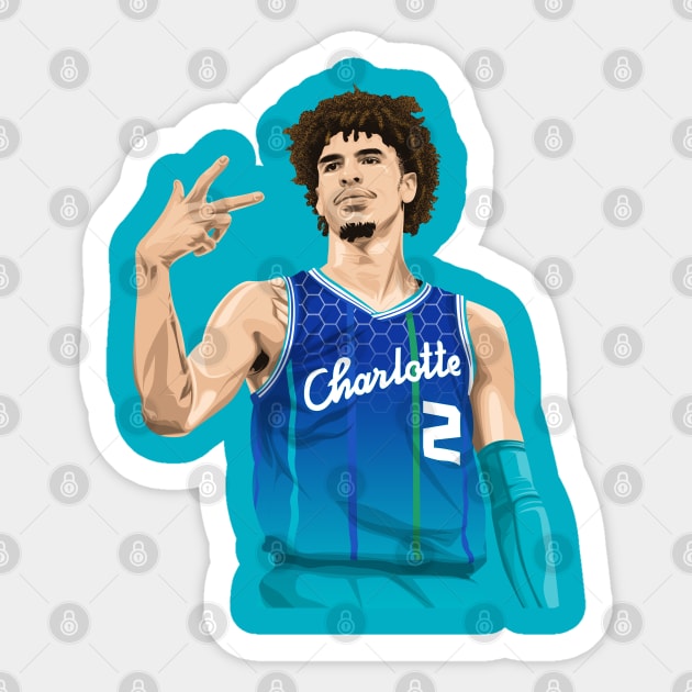 LaMelo Ball Sticker by knnthmrctn